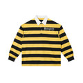 Color Block Stripe Polo Shirt