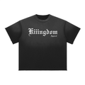 Sun Fade Oversized Raw Edge T-Shirt