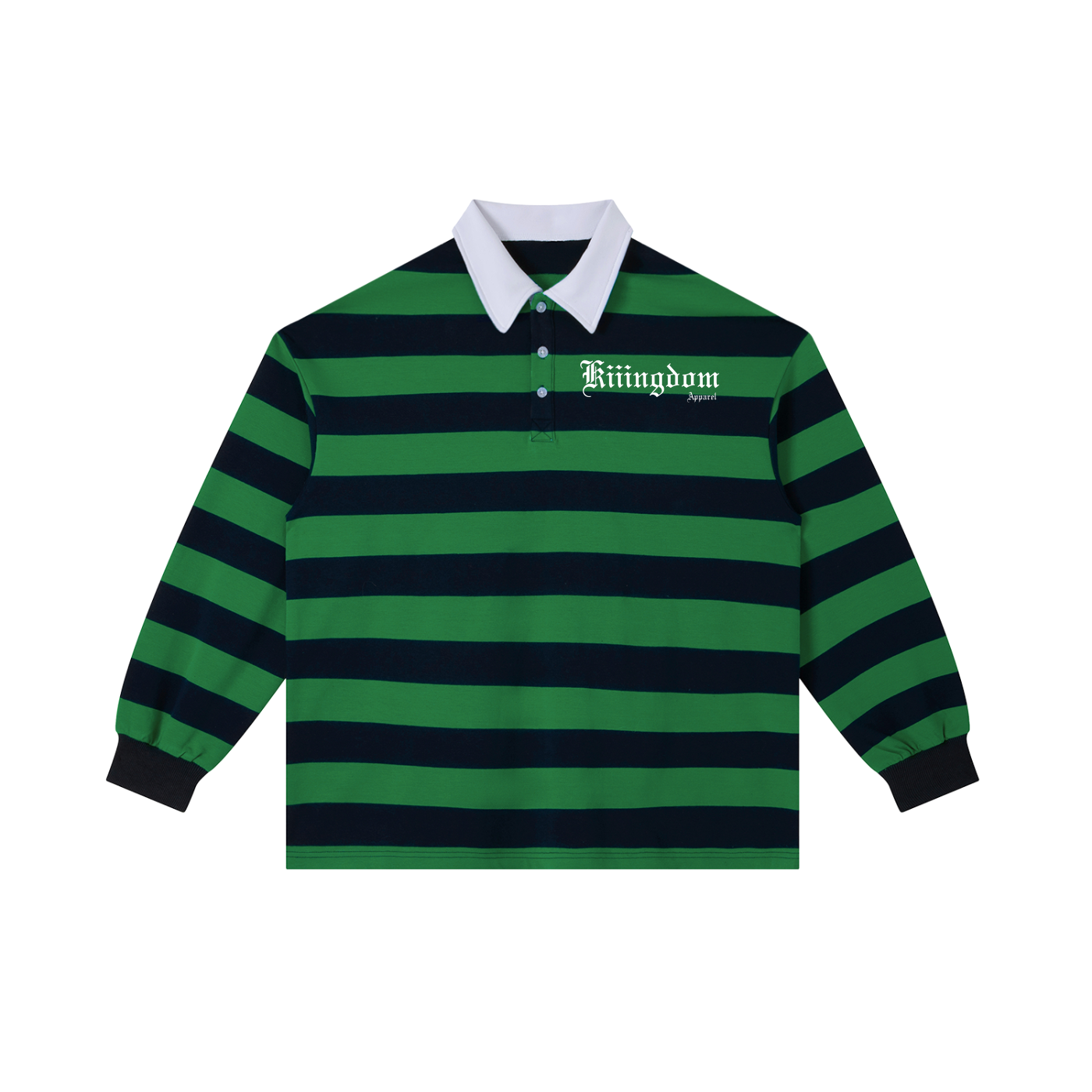 Color Block Stripe Polo Shirt