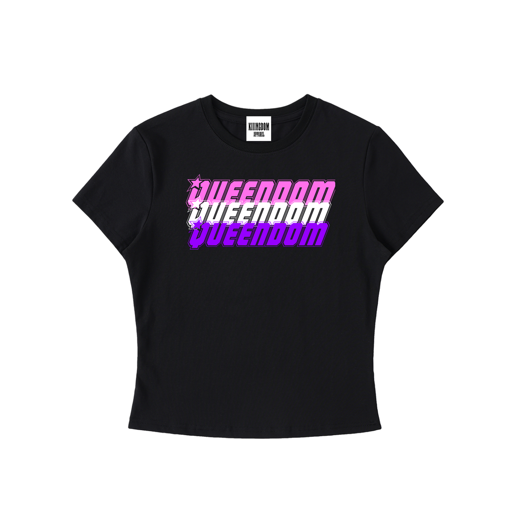 Queendom Essential Bodycon Crewneck T-Shirt