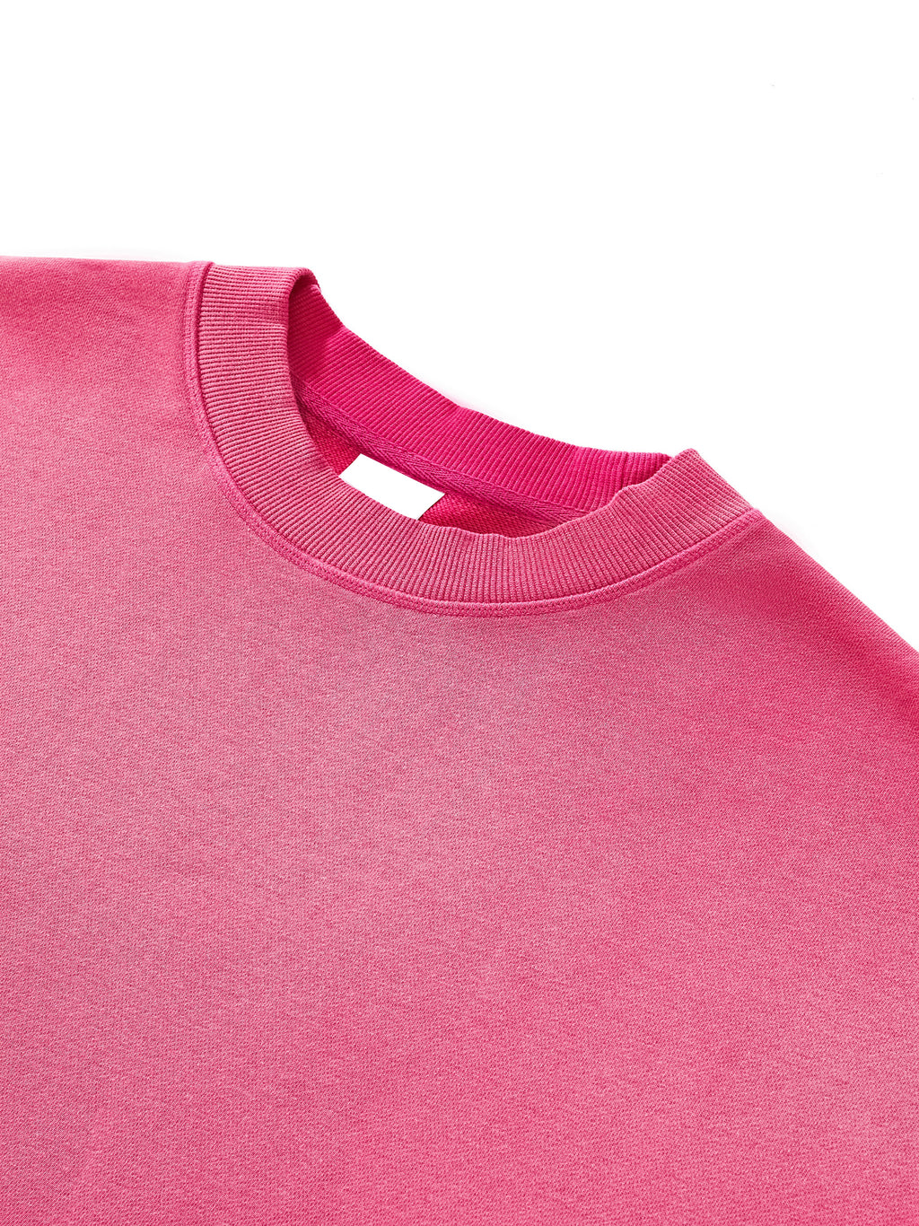 Sun Fade Oversized Raw Edge T-Shirt