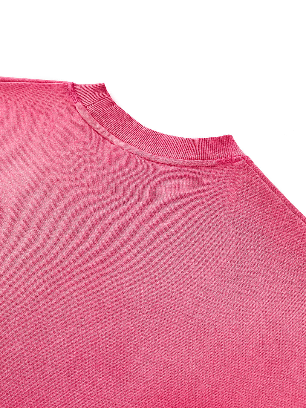 Sun Fade Oversized Raw Edge T-Shirt